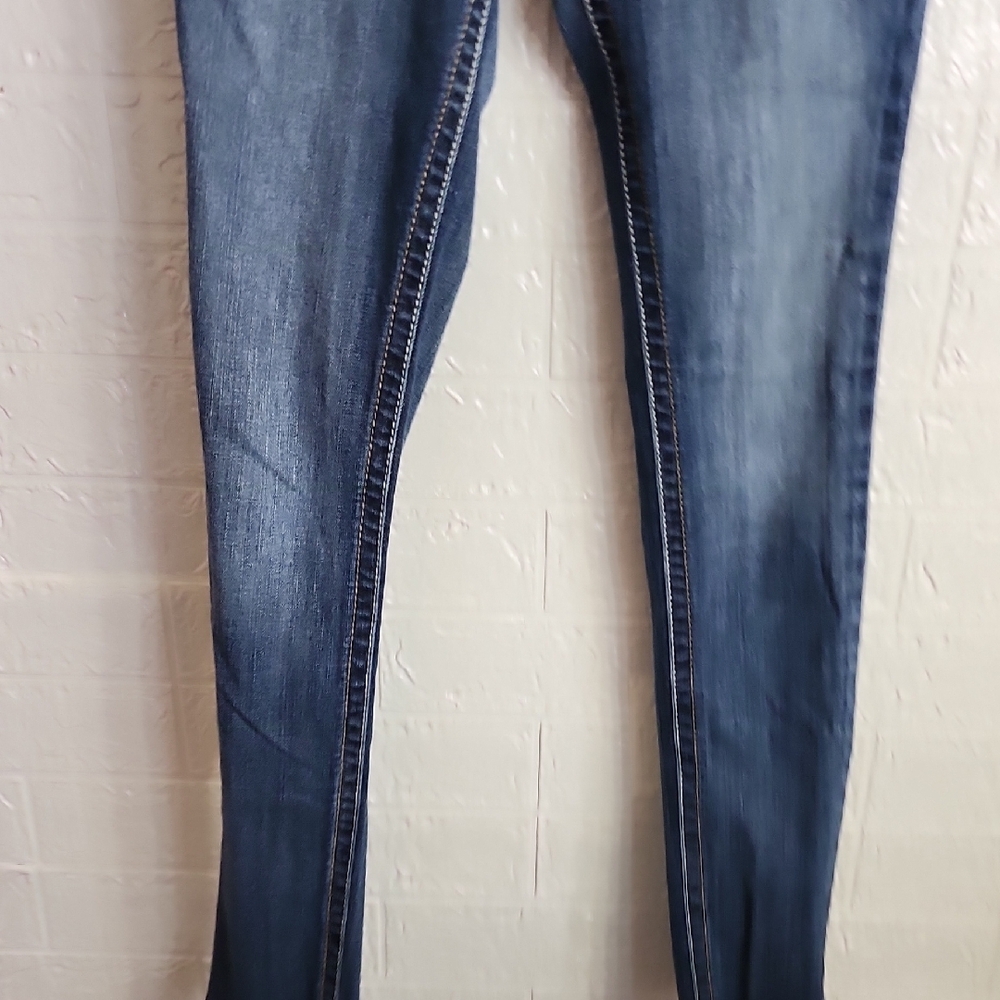 Ariat Women's Dark Blue Skinny Jeans - Picture 5 of 9